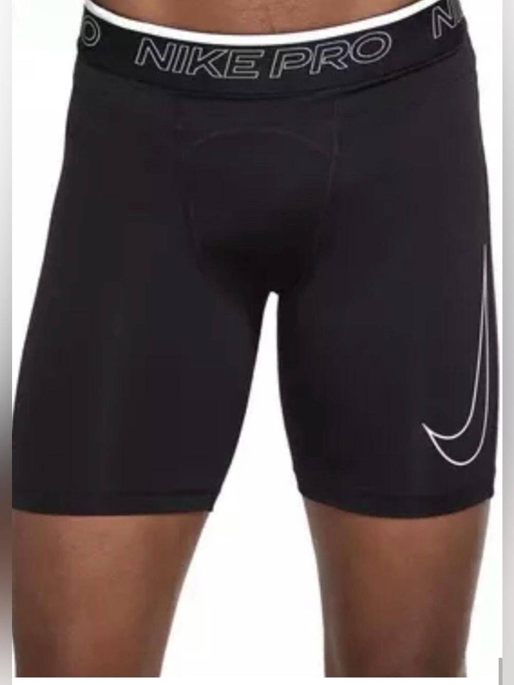 Nike Pro Dri-FIT Men's Compression Shorts Black XL Activewear Workout Gym Bike